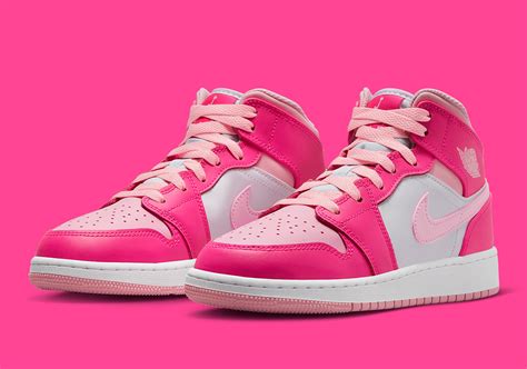 nike air jordans mid pink|air jordan 1 hot pink.